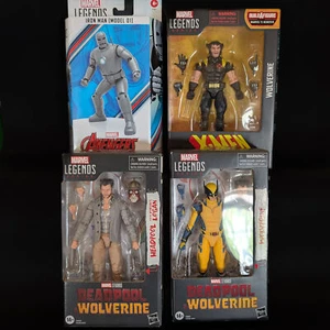 Wolverine and Iron Man Multi-Pack Marvel Legends 4 Action Figure Lot 6 inch - Picture 1 of 1