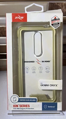 📱*NUEVO* Estuche Zizo Ion Series Alcatel Onyx con Vidrio Templado Nuevo Foto 1 de 2