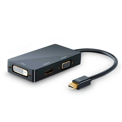CSL 4k 3in1 Mini DisplayPort zu HDMI/DVI/VGA 3in1 Videokonverter High Speed - Bild 1 von 3