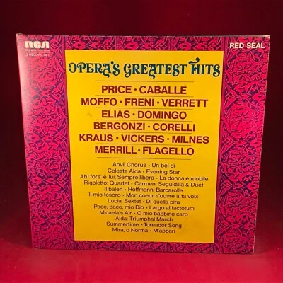 VARIOUS Opera's Greatest Hits 1971 UK Double vinyl LP Placido Domingo  - Image 1 of 4
