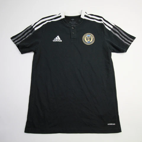Philadelphia Union adidas Primegreen Polo Men's Black Used Cover