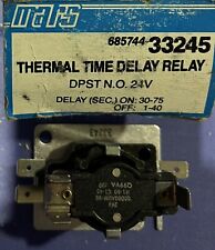 Mars 33245 Thermal Time Delay Relay DPST 24V