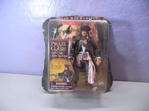 Pirates of The Caribbean Quick Draw Jack Sparrow NRFB damaged package Cover
