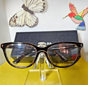 NEW PRADA EYEGLASSES TORTOISE VPR 14R 2AU-1O1 54-16 Beautiful Frame !!! - Picture 1 of 4