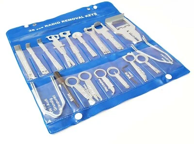 38 Pieces Installation Extraction Tool Set for Radio Satnav Dismantling Pin Hook - Image 1 of 4