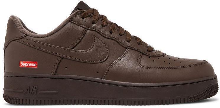 Nike Supreme x Air Force 1 Low Box Logo - Baroque Brown for Nike Supreme x Air Force 1 Low Box Logo - Baroque Brown for