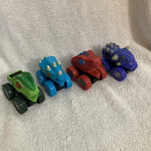 Dino Chomper Monster Truck Lot of 4 Spark Create Imagine Cars Vehicles Dinosaurs - Picture 1 of 9
