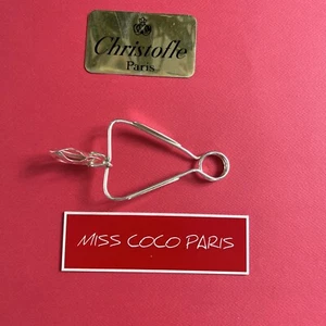 PINCE ESCARGOT  CHRISTOFLE METAL ARGENTE TRÈS BEL ÉTAT - Picture 1 of 7