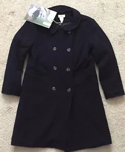 NWT Olive Juice Girls Coat PeaCoat Wool Jacket FJ86202 SZ 6 Blue New! - Picture 1 of 8
