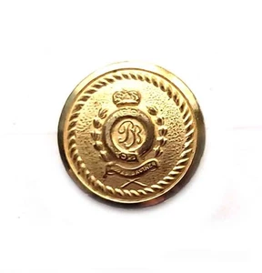 One Brooks Brothers Gold Brass Replacement Blazer SLEEVE Button Men's - Picture 1 of 1