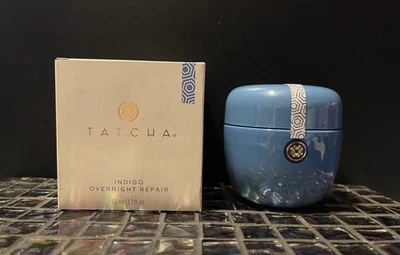 Tatcha ~ Indigo Overnight Repair Facial Cream Serum (50mL/1.7fl oz) *New In Box - Image 1 of 4