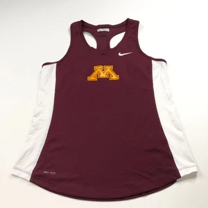 Nike Dri-Fit Medium Minnesota Gophers Racer Back Tank Top Running Maroon - Picture 1 of 6