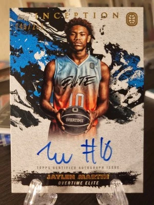 2021-22 Topps Inception OTE Overtime Elite /200 Jaylen Martin Auto #IA-JM - Image 1 of 3