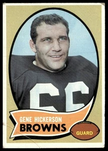 1970 Topps #233 Gene Hickerson - Imagen 1 de 2