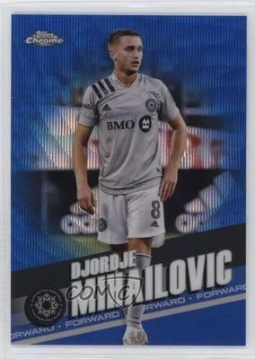 2022 Topps Chrome MLS Blue Wave Refractor /199 Djordje Mihailovic #118 - Image 1 of 2