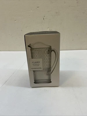 Pitcher Glass Pitcher With Handle Water Pitcher Elegant Water Jug Claro Collecti - Image 1 of 2