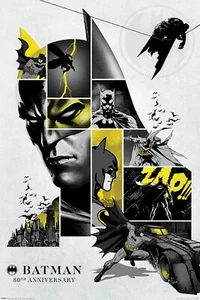 Batman 80th Anniversary movie poster 61x91.5 cm | 24x36 inch new XXL - Picture 1 of 1