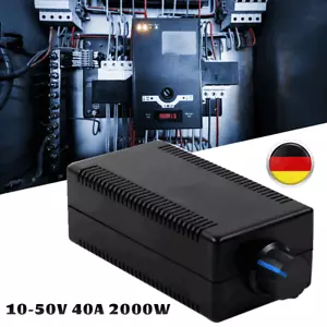 DC PWM-Drehzahlregler Elektromotoren Motordrehzahlregler 2000W 12V/24V/50V 40A - Bild 1 von 9