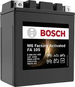 BATTERIA BOSCH SIGILLATA YB14L-A2 KAWASAKI GPZ 900 R NINJA 1984 1985 1986 1987 - Imagen 1 de 1