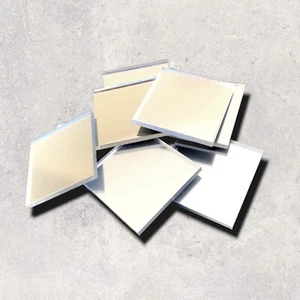 Set Artigianali Quadrati, Confezioni da 10 - Molti Colori/Dimensioni, Incisione e Cerchi - Foto 1 di 5