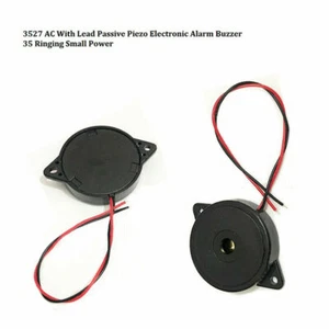 Zumbador de alarma electrónica piezoeléctrica pasiva 3527 CA con plomo 35 timbre pequeña potencia - Imagen 1 de 4