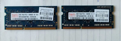 Memoria RAM Hynix 2GB PC3-10600S DDR3-1333 SODIMM 1.5V 1Rx8 HMT325S6BFR8C-H9 - Immagine 1 di 2