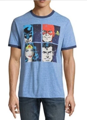Camiseta DC Comics Liga de la Justicia NUEVA Hombre Película Gráfica 344520 Mediana Foto 1 de 4