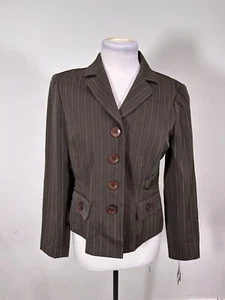 KC SPENCER brown Color Women’s Long Sleeve Jacket Size 10 - Picture 1 of 7