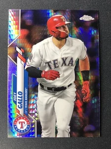 2020 Topps Chrome Joey Gallo Prism Refractor SP #191 Texas Rangers - Picture 1 of 2