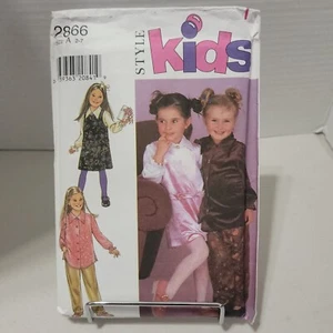Simplicity Vintage Sewing Pattern 2866 Kids Size A 2-7 Uncut FF - Picture 1 of 4