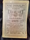 1929 Quack Medicine MacDonald's Almanac Atlas Compound Tonic Binghamton NY