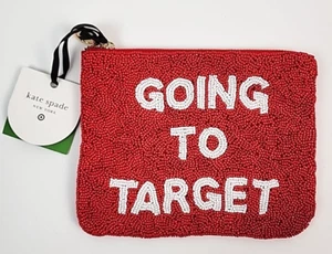 Bolso de Mano Kate Spade X Target Going To Target Con Cuentas Nuevo con Etiquetas - Imagen 1 de 6