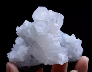 134g Natural Rare Octahedron Pink Fluorescent Calcite mineral specimen/China - Picture 1 of 11