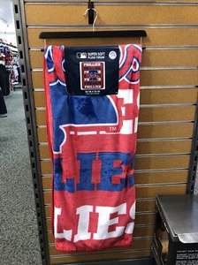 Philadelphia Phillies MLB Throwback 60" x 70" Plush Throw Blanket Pegasus Sports - Picture 1 of 3
