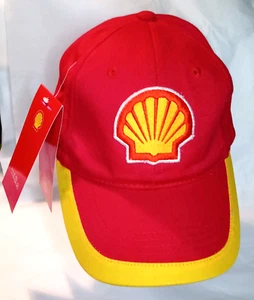 Shell Cap - Red Embroidered with Mo May Tag -Hat Adult Size Collectible Item VGC - Picture 1 of 11