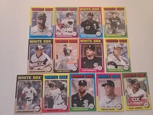 2024 Topps Heritage & Topps Series 1 Chicago White Sox Base Team Set w/RC's - Picture 1 of 2