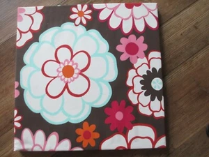 Pin Board Pottery Barn Teen Memory Flowers 16" Square - Picture 1 of 3