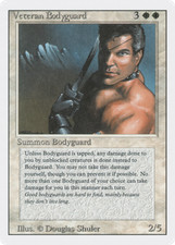Veteran Bodyguard X (1) MTG Revised Edition Mint/Near Mint Beauty 4RCards