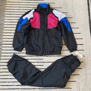 Neu mit Etikett Damen Bocoo Trainingsanzug Jacke Hose Nylon Hip Hop 80er 90er Größe Small - Bild 1 von 8