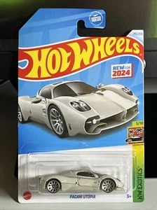 NEW FOR 2024 NEW HOT WHEELS PAGANI UTOPIA 205/250 HW EXOTICS 5/10  - Picture 1 of 3