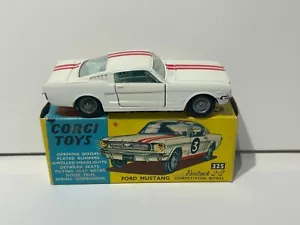 Corgi Toys 325 Ford Mustang Competition, Original, Boxed, Rare, Vintage, 1960's - Picture 1 of 16