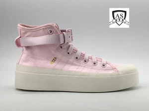 Adidas Originals Nizza Bonega Mid Women's Size 8 Almost Pink , Shoes New - Picture 1 of 9