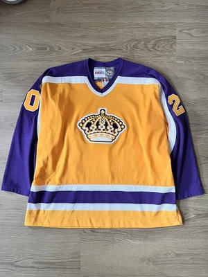 Jersey Los Angeles Kings CCM Vintage Retro Púrpura XXL Foto 1 de 4
