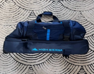 High Sierra 30” Wheeled Duffel – Blue. - Image 1 of 4