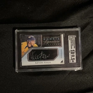 KEVIN FIALA 2015-26 UD BLACK DIAMOND ROOKIE SIGNATURE AUTO /249 SGC 9.5 - Picture 1 of 2