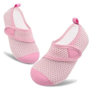 Kids Water Shoes Boys Girls Barefoot Water Sports Socks Hook&Loop Beach Shoes - Picture 1 of 7