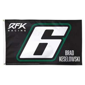 BRAD KESELOWSKI #6 RFK RACING 3'X5' DELUXE FLAG NEW WINCRAFT 🏁 - Picture 1 of 1
