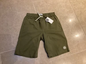 PRETTY GREEN CASUAL SHORTS BRAND NEW SIZE SMALL  OLIVE GREEN Y8 - Picture 1 of 4