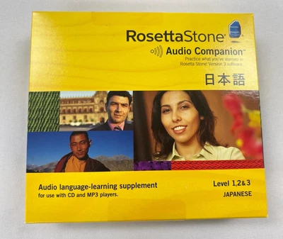 Rosetta Stone Audio Companion japonés nivel 1,2 y 3 (2008) Foto 1 de 4