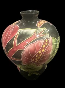 Vintage Willow Hall Natures Palette Floral Glazed Vase 4.5” Tall - Picture 1 of 4